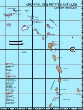 carte petites antilles